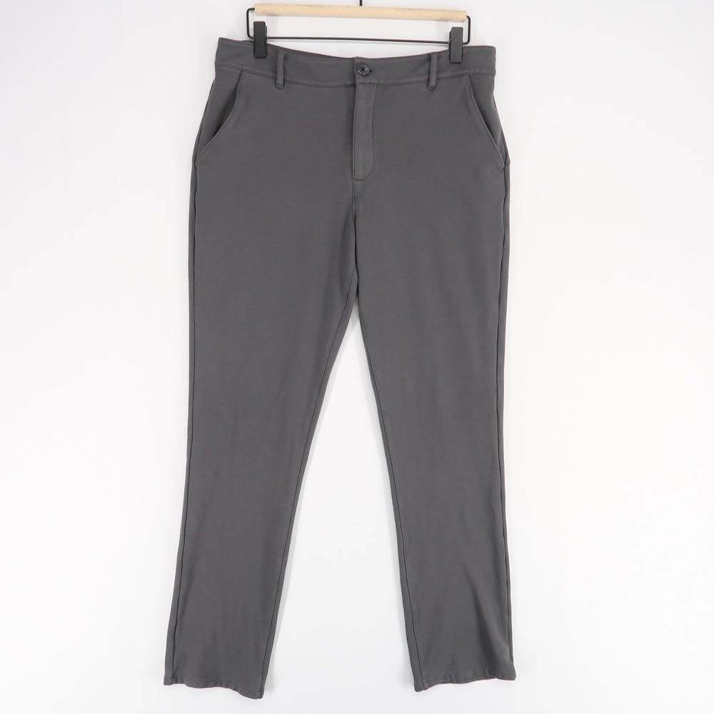 True Classic‎ Comfort Chino Pants Mens 32 Gray Stretch Performance Slim Fit